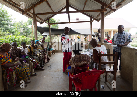 Centre de santé de Kinyandonyi, Rutshuru, Nord Kiwu ,RDC,République démocratique du Congo. Banque D'Images