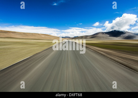 Route droite Banque D'Images