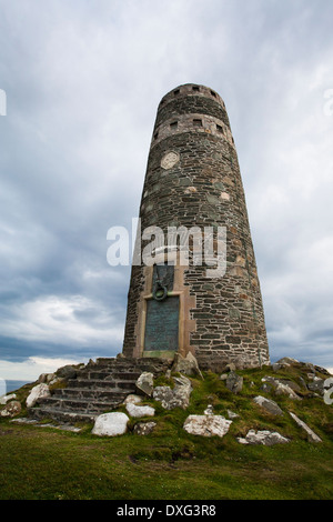 Monument américain au Mull d'Oa, l'île d'Islay, Ecosse Banque D'Images