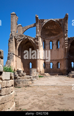 Ruines de St George de l'Église grecs à Famagouste (Gazimagusa) dans la République turque de Chypre du Nord. Banque D'Images