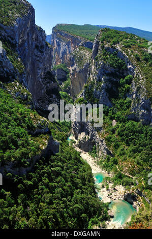 Les Gorges du Verdon, Gorges du Verdon, Alpes de Haute Provence, Provence-Alpes-Côte d'Azur, France Banque D'Images