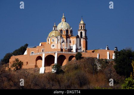 L'Amérique, le Mexique, l'état de Puebla, Cholula village, Nuestra Señora de los Remedios church Banque D'Images