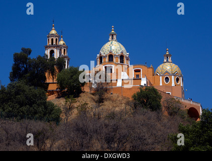 L'Amérique, le Mexique, l'état de Puebla, Cholula village, Nuestra Señora de los Remedios church Banque D'Images