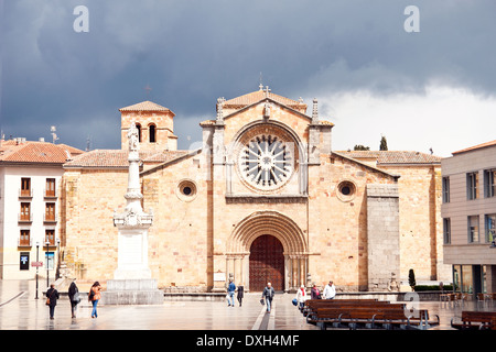 La paroisse de San Pedro Apostol, Avila Banque D'Images