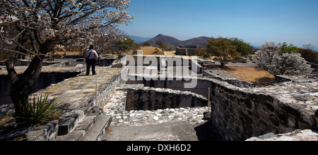 L'Amérique, le Mexique, l'État de Morelos, Xochitepec village, site archéologique de Xochicalco, le site Banque D'Images