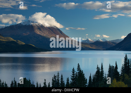 Lac Tutshi, British Columbia, Canada Banque D'Images