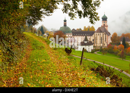 Monastère Saint Trudpert en automne, Forêt Noire, Allemagne Banque D'Images