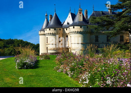 Château du 15ème siècle Château de Chaumont, acquis par Catherine de Médicis en 1560. Chaumont-sur-Loire, Loir-et-Cher, France Banque D'Images