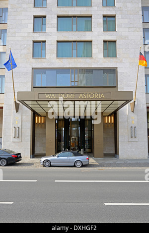 Entrée privée, Waldorf Astoria Hotel, Berlin, Germany, Europe Banque D'Images