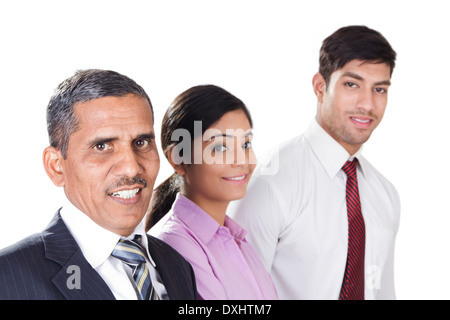 Indian Business People Standing Banque D'Images