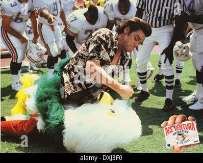 ACE VENTURA : PET DETECTIVE (1994) JIM CARREY PHOTO DE T Banque D'Images