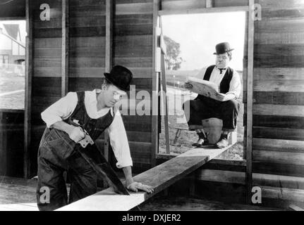 La touche finale (US1928) Stan Laurel, Oliver Hardy DIY Banque D'Images