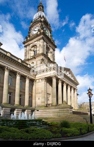 Hôtel de Ville de Bolton. Le Lancashire. Banque D'Images