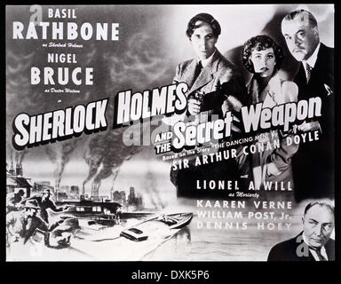 SHERLOCK HOLMES ET L'ARME SECRÈTE (UK/US) 1942 Universal Banque D'Images