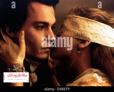 SLEEPY HOLLOW (US/UK 1999) Johnny Depp et CHRISTINA RIC Banque D'Images