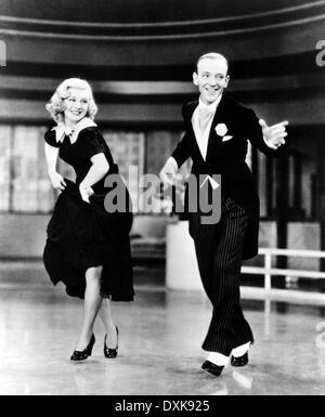 SWING TIME (US1936) Ginger Rogers et Fred Astaire Banque D'Images