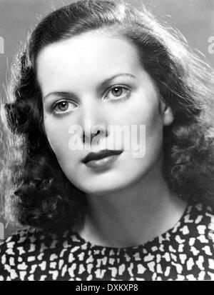 Dix-huit ans, Maureen O'HARA dans un portrait pris à publ Banque D'Images