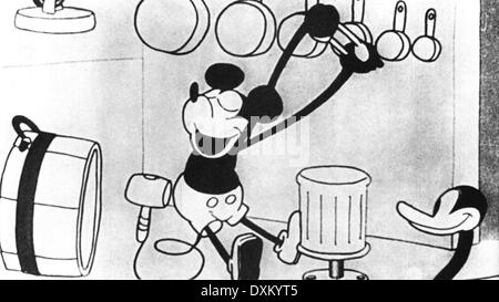 MICKEY, SOURIS, STEAMBOAT WILLIE, 1928 Banque D'Images