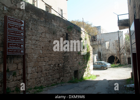 Vieille ville de Batroun ville du nord de Beyrouth Liban Banque D'Images