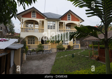 Une maison à Goma, Congo, RDC , République démocratique du Congo Afrique du Sud Banque D'Images