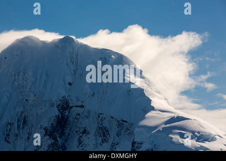 Sur les montagnes de la péninsule antarctique le détroit de Gerlache Banque D'Images