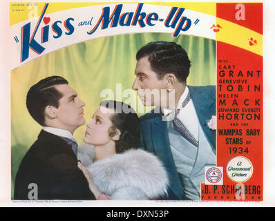 KISS AND MAKE-UP Banque D'Images