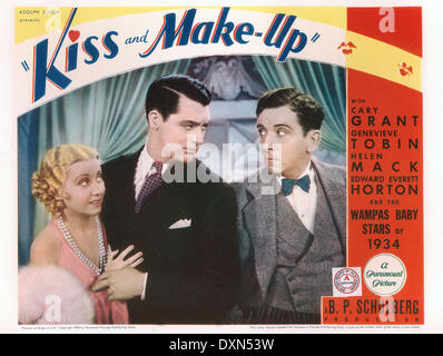 KISS AND MAKE-UP Banque D'Images