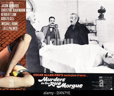 Meurtres DANS LA RUE MORGUE Banque D'Images