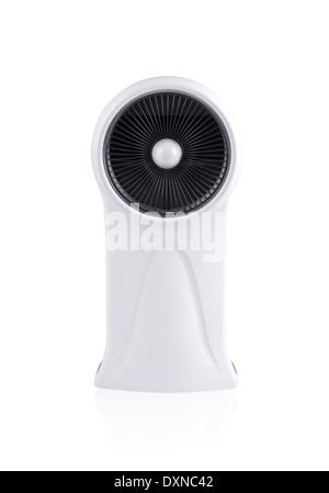 Ventilateur du refroidisseur d'air évaporatif avec ioniseur isolé sur fond blanc Banque D'Images