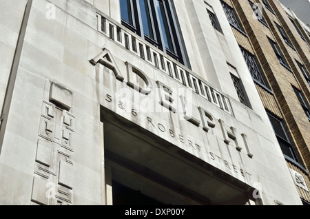 Le nouveau bâtiment d'Adelphi à John Adam Street, London, UK Banque D'Images