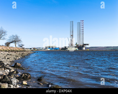 Dh INVERGORDON ROSS CROMARTY réparation de forage de l'installation de base depot Banque D'Images