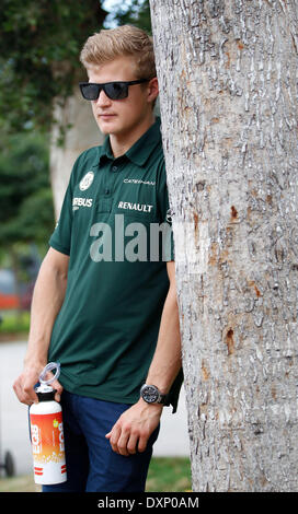 Sport Automobile : Championnat du Monde de Formule 1 de la FIA 2014, Grand Prix de Malaisie, # 9 Marcus Ericsson (SWE, Caterham F1 Team), Banque D'Images