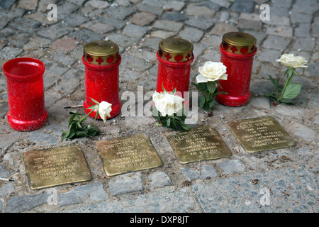 Berlin, Allemagne, d'achoppement dans la route Münchener Banque D'Images