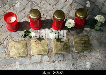 Berlin, Allemagne, d'achoppement dans la route Münchener Banque D'Images