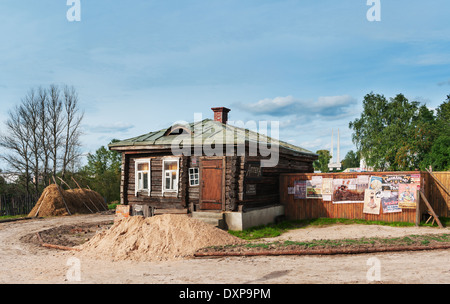 Rues de Minsk de la paupière début xxe construite pour tournage de film. Banque D'Images