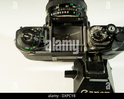 Canon F1 1980 single lens reflex appareil photo professionnel Banque D'Images