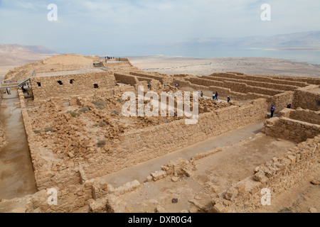 Massada, District Sud, Israël. Banque D'Images