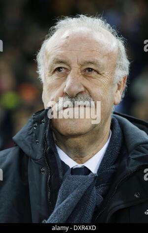 Le stade Vicente Calderón, Madrid, Espagne. 5Th Mar, 2013. Vicente Del Bosque (ESP), le 5 mars 2013 - Football : match amical entre l'Espagne et l'Italie, au Vicente Calderón, Madrid, Espagne. © AFLO/Alamy Live News Banque D'Images