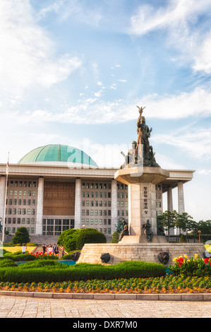 L'Assemblée nationale de Corée du Sud à Séoul, Yeouido. Banque D'Images