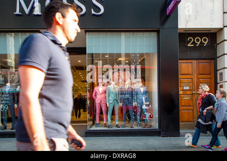 London, UK . Mar 29, 2014. Charmante boutique sur Oxford Street pour appuyer l'égalité du mariage Crédit : Zefrog/Alamy Live News Banque D'Images