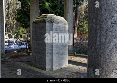 Stahnsdorf, Allemagne, mausolée de l'Ambassadeur de Suède à Berlin Hans Henrik von Essen Banque D'Images