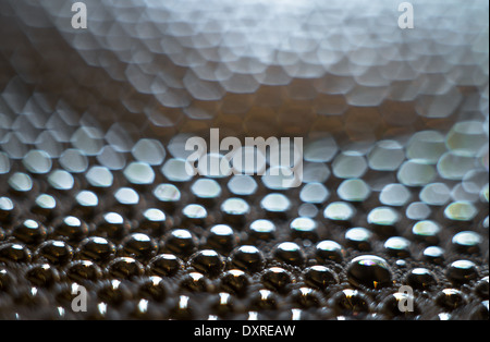 Plan Macro sur des bulles de savon Banque D'Images