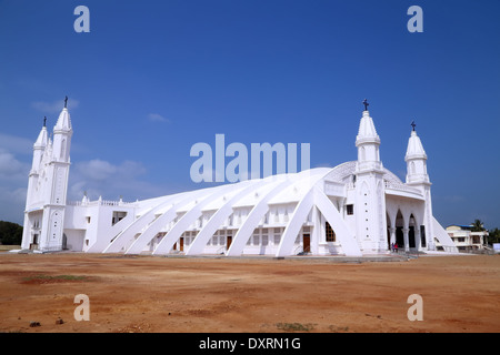 Étoile du matin, l'église notre dame de la santé Vailankanni, district de Nagapattinam, Tamil Nadu, Inde Banque D'Images
