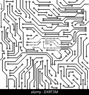 Circuit board background vector Banque D'Images