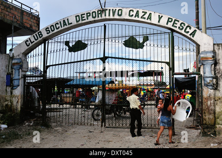 Port de Bellavista Nanay- à Iquitos . Département de Loreto .PÉROU Banque D'Images