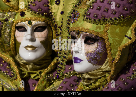 Les participants au carnaval de Venise, Italie 2014 Banque D'Images