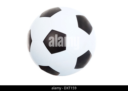 Ballon de soccer isolé sur fond blanc Banque D'Images