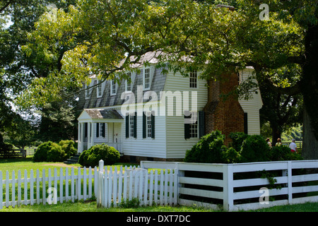 Le Moore House, Yorktown National Battlefield, Virginia, USA. Banque D'Images