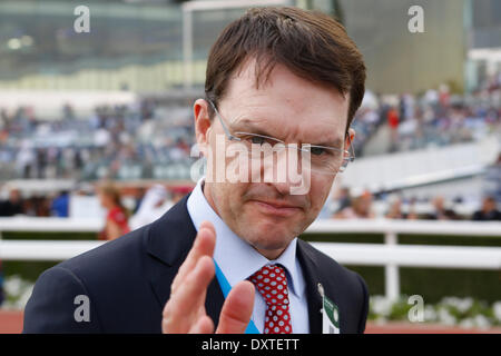 Dubaï, Émirats arabes unis. Mar 29, 2014. Trainer Aidan O'Brien en mode portrait. Dpa : Crédit photo alliance/Alamy Live News Banque D'Images