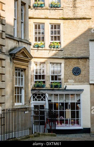 Avis de Sally Lunn's friterie dans la belle ville de Bath dans le Somerset, England, UK. Banque D'Images